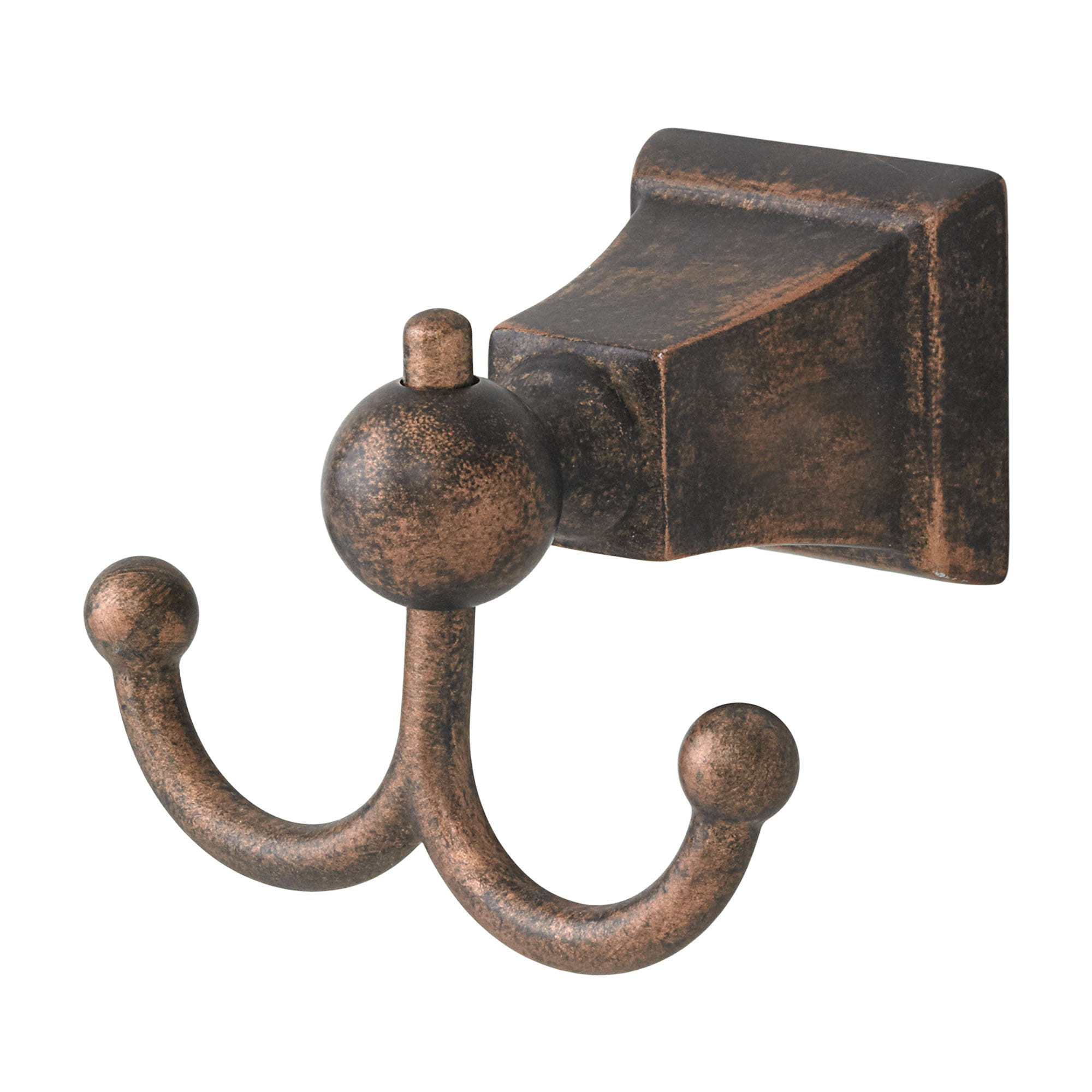 Traditional Square Double Robe Hook OIL RUBBED BRONZE